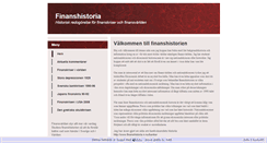 Desktop Screenshot of finanshistoria.n.nu