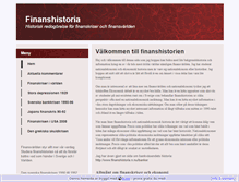 Tablet Screenshot of finanshistoria.n.nu